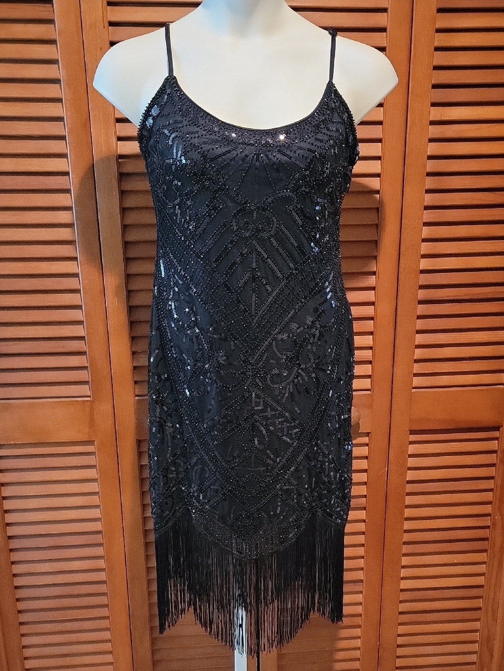 YESSA VINTAGE INSPIRED 1920'S FLAPPER STYLE COCKTAIL DRESS